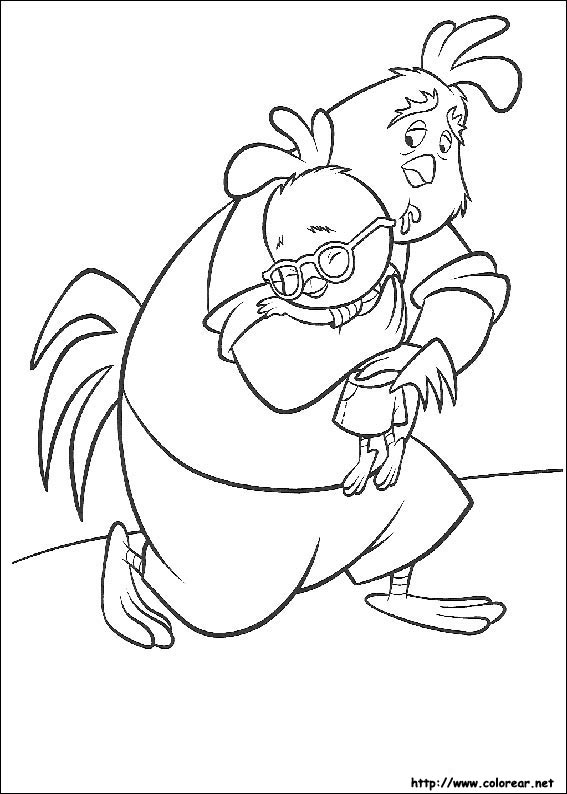 Dibujo para colorear: Chicken Little (Películas de animación) #72781 - Dibujos para Colorear e Imprimir Gratis