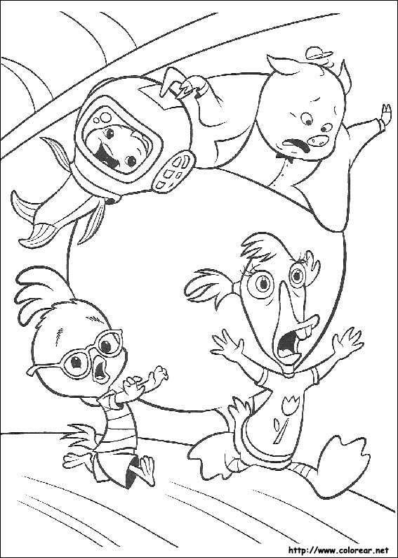 Dibujo para colorear: Chicken Little (Películas de animación) #72785 - Dibujos para Colorear e Imprimir Gratis