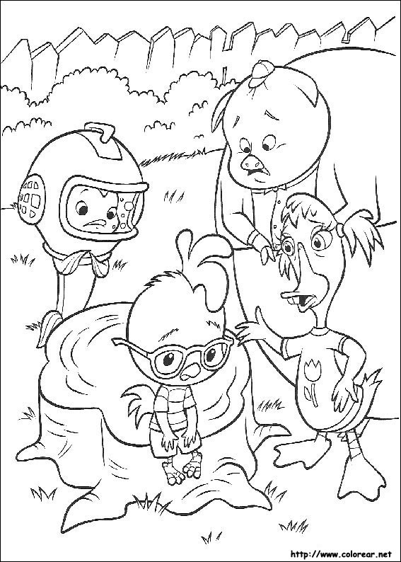 Dibujo para colorear: Chicken Little (Películas de animación) #72795 - Dibujos para Colorear e Imprimir Gratis