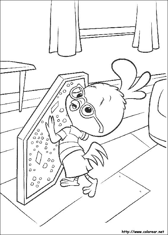 Dibujo para colorear: Chicken Little (Películas de animación) #72801 - Dibujos para Colorear e Imprimir Gratis