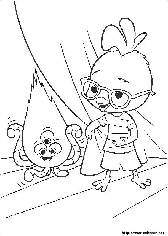 Dibujo para colorear: Chicken Little (Películas de animación) #72812 - Dibujos para Colorear e Imprimir Gratis