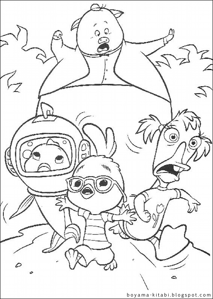 Dibujo para colorear: Chicken Little (Películas de animación) #72916 - Dibujos para Colorear e Imprimir Gratis