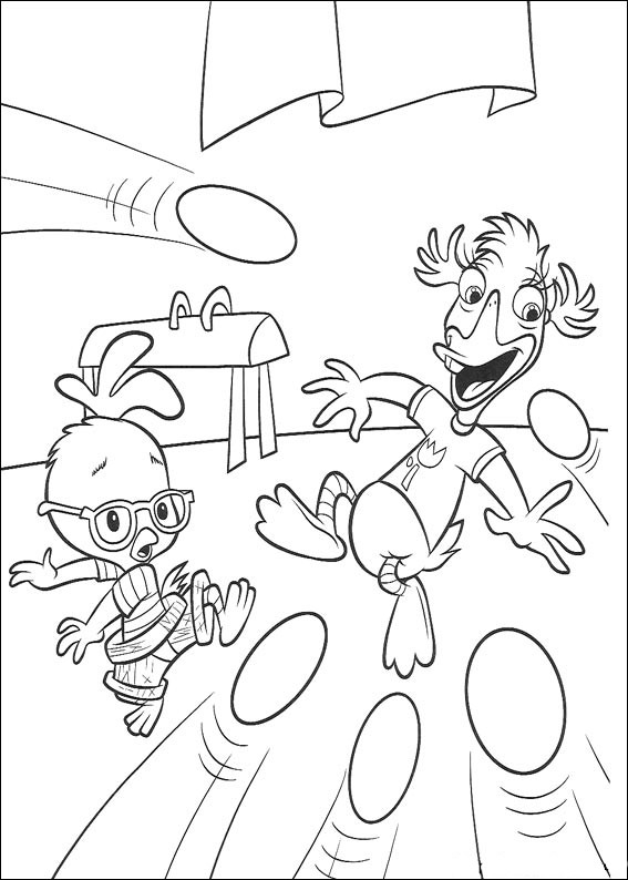Dibujo para colorear: Chicken Little (Películas de animación) #72921 - Dibujos para Colorear e Imprimir Gratis