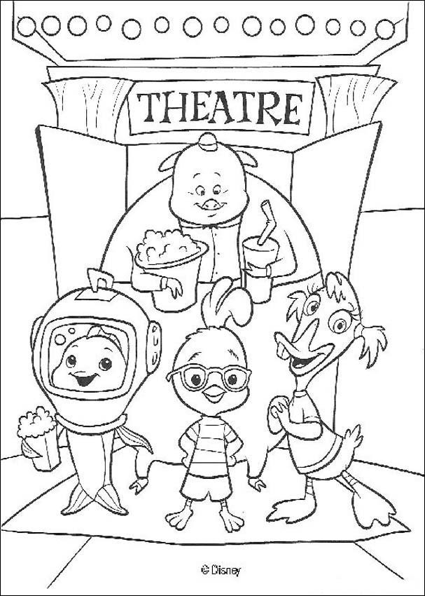 Dibujo para colorear: Chicken Little (Películas de animación) #72931 - Dibujos para Colorear e Imprimir Gratis