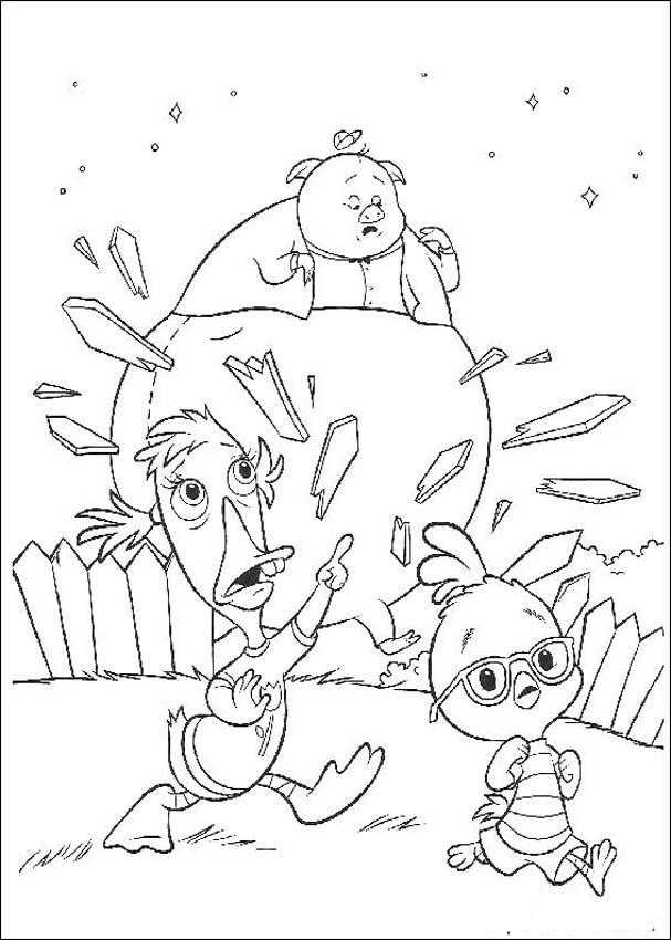 Dibujo para colorear: Chicken Little (Películas de animación) #72939 - Dibujos para Colorear e Imprimir Gratis