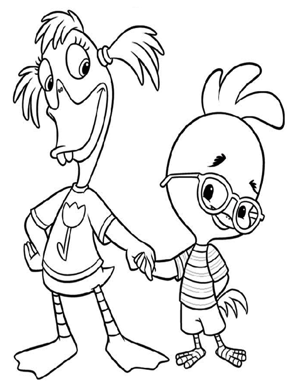 Dibujo para colorear: Chicken Little (Películas de animación) #72942 - Dibujos para Colorear e Imprimir Gratis