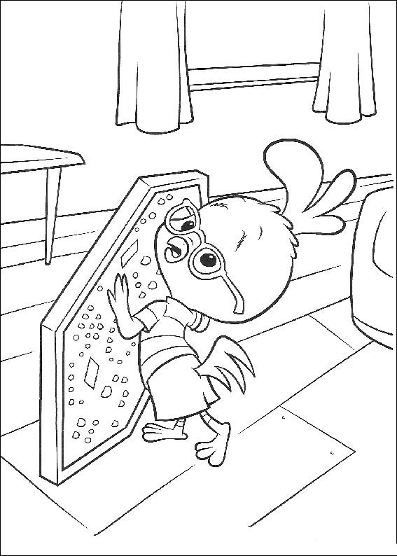 Dibujo para colorear: Chicken Little (Películas de animación) #72944 - Dibujos para Colorear e Imprimir Gratis