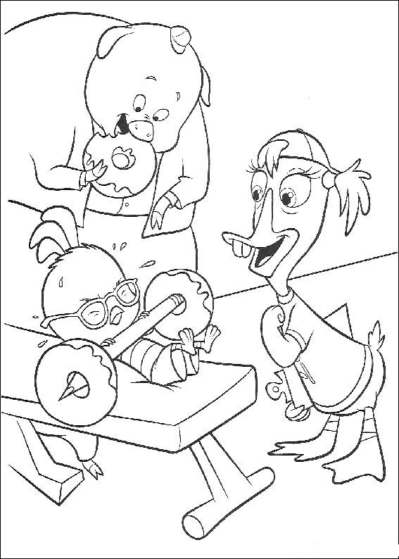 Dibujo para colorear: Chicken Little (Películas de animación) #72950 - Dibujos para Colorear e Imprimir Gratis