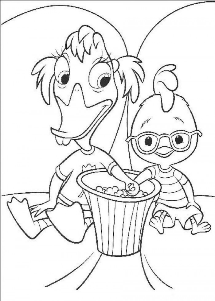 Dibujo para colorear: Chicken Little (Películas de animación) #72952 - Dibujos para Colorear e Imprimir Gratis