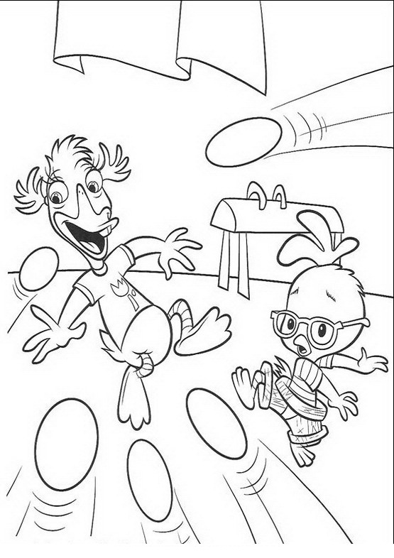 Dibujo para colorear: Chicken Little (Películas de animación) #72957 - Dibujos para Colorear e Imprimir Gratis