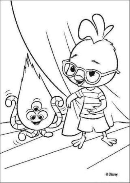 Dibujo para colorear: Chicken Little (Películas de animación) #72974 - Dibujos para Colorear e Imprimir Gratis