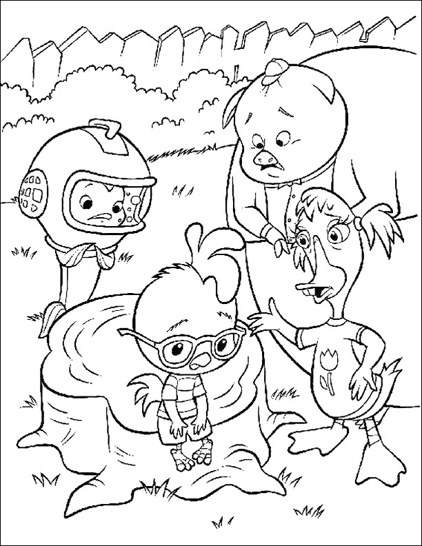 Dibujo para colorear: Chicken Little (Películas de animación) #73044 - Dibujos para Colorear e Imprimir Gratis