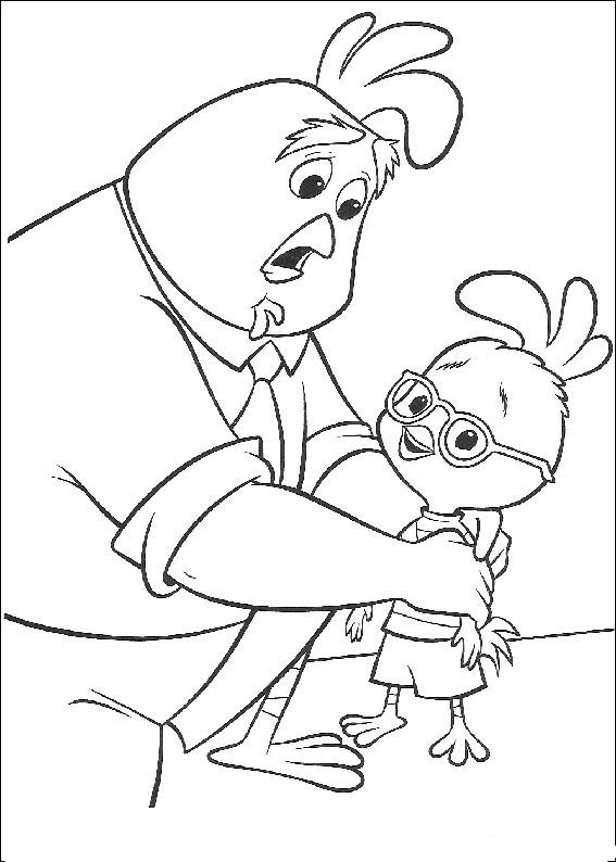 Dibujo para colorear: Chicken Little (Películas de animación) #73055 - Dibujos para Colorear e Imprimir Gratis