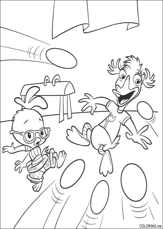 Dibujo para colorear: Chicken Little (Películas de animación) #73061 - Dibujos para Colorear e Imprimir Gratis