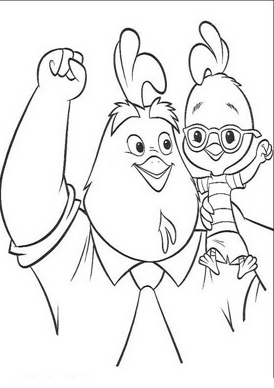 Dibujo para colorear: Chicken Little (Películas de animación) #73095 - Dibujos para Colorear e Imprimir Gratis