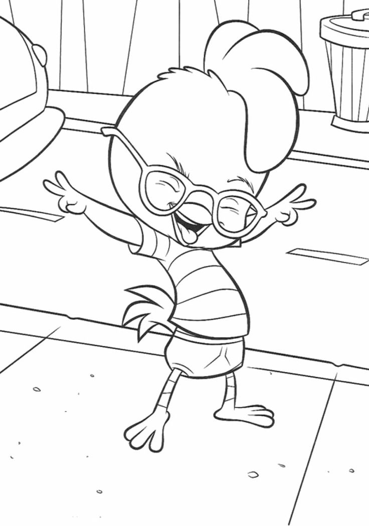 Dibujo para colorear: Chicken Little (Películas de animación) #73113 - Dibujos para Colorear e Imprimir Gratis