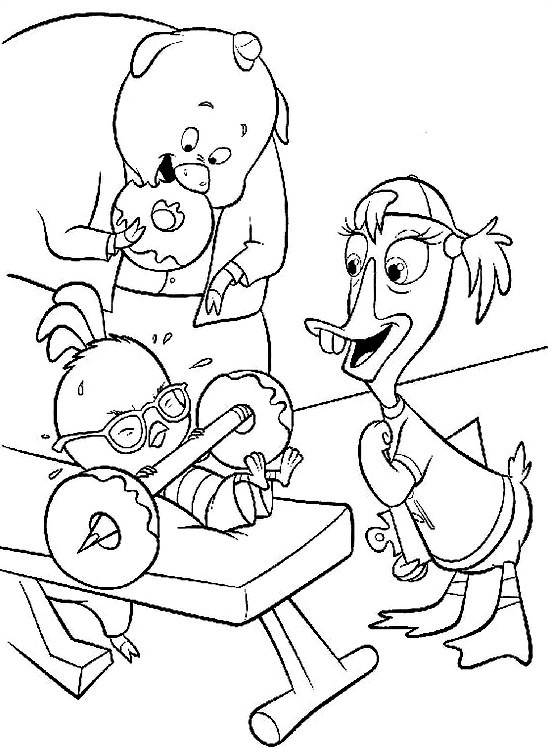 Dibujo para colorear: Chicken Little (Películas de animación) #73148 - Dibujos para Colorear e Imprimir Gratis