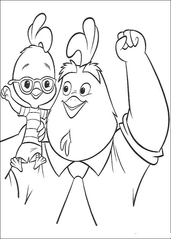 Dibujo para colorear: Chicken Little (Películas de animación) #73156 - Dibujos para Colorear e Imprimir Gratis