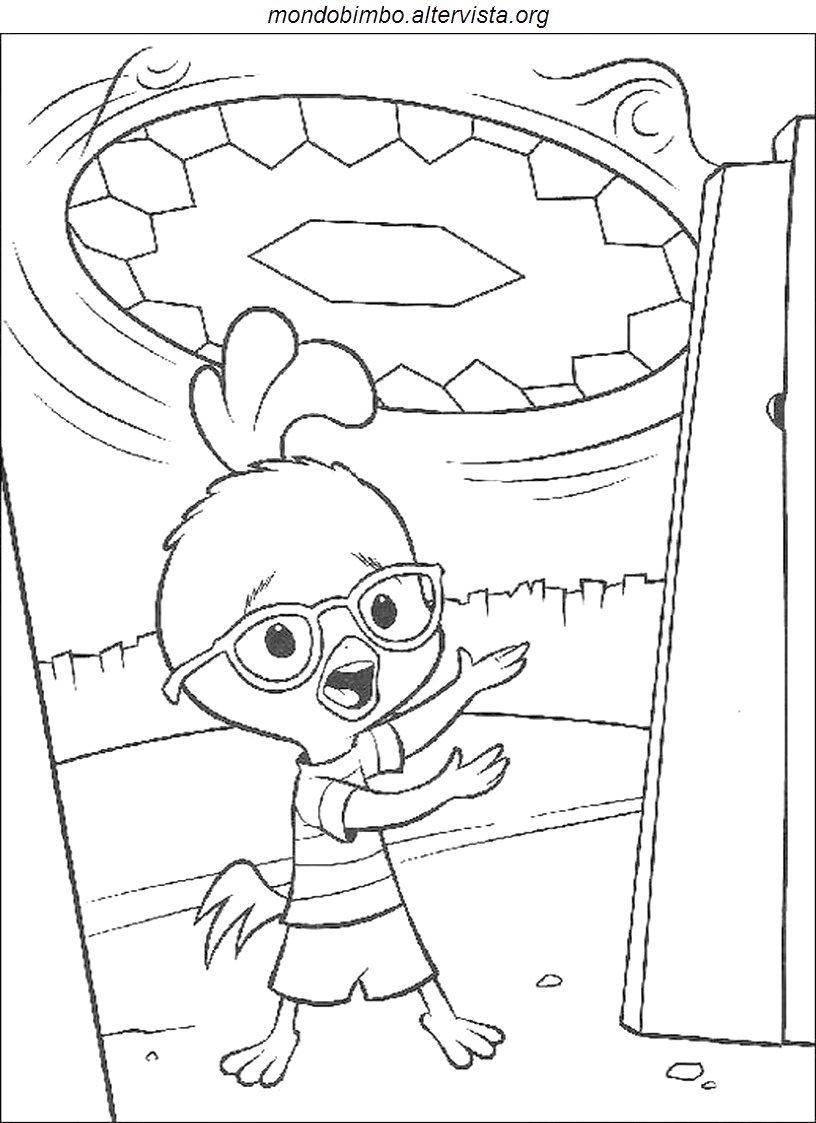 Dibujo para colorear: Chicken Little (Películas de animación) #73161 - Dibujos para Colorear e Imprimir Gratis