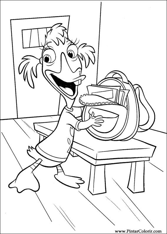 Dibujo para colorear: Chicken Little (Películas de animación) #73192 - Dibujos para Colorear e Imprimir Gratis