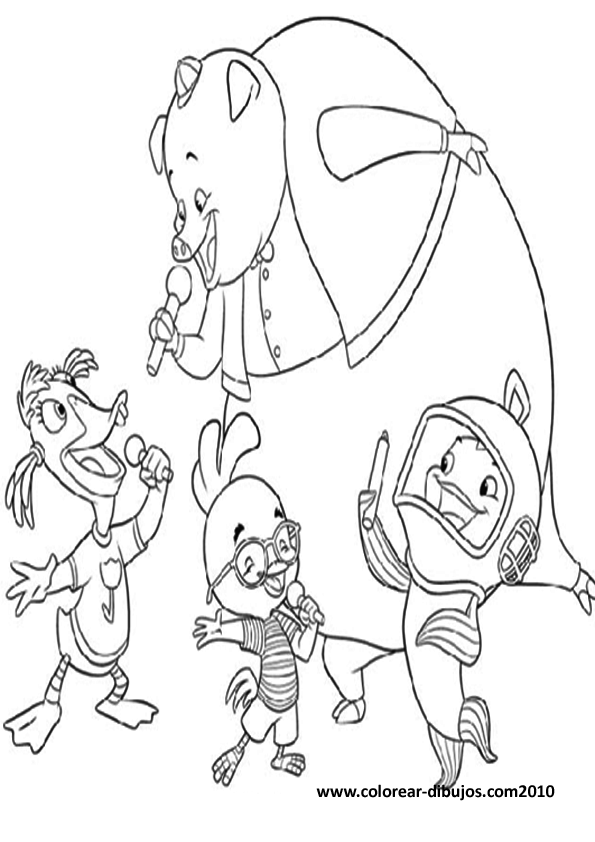 Dibujo para colorear: Chicken Little (Películas de animación) #73200 - Dibujos para Colorear e Imprimir Gratis