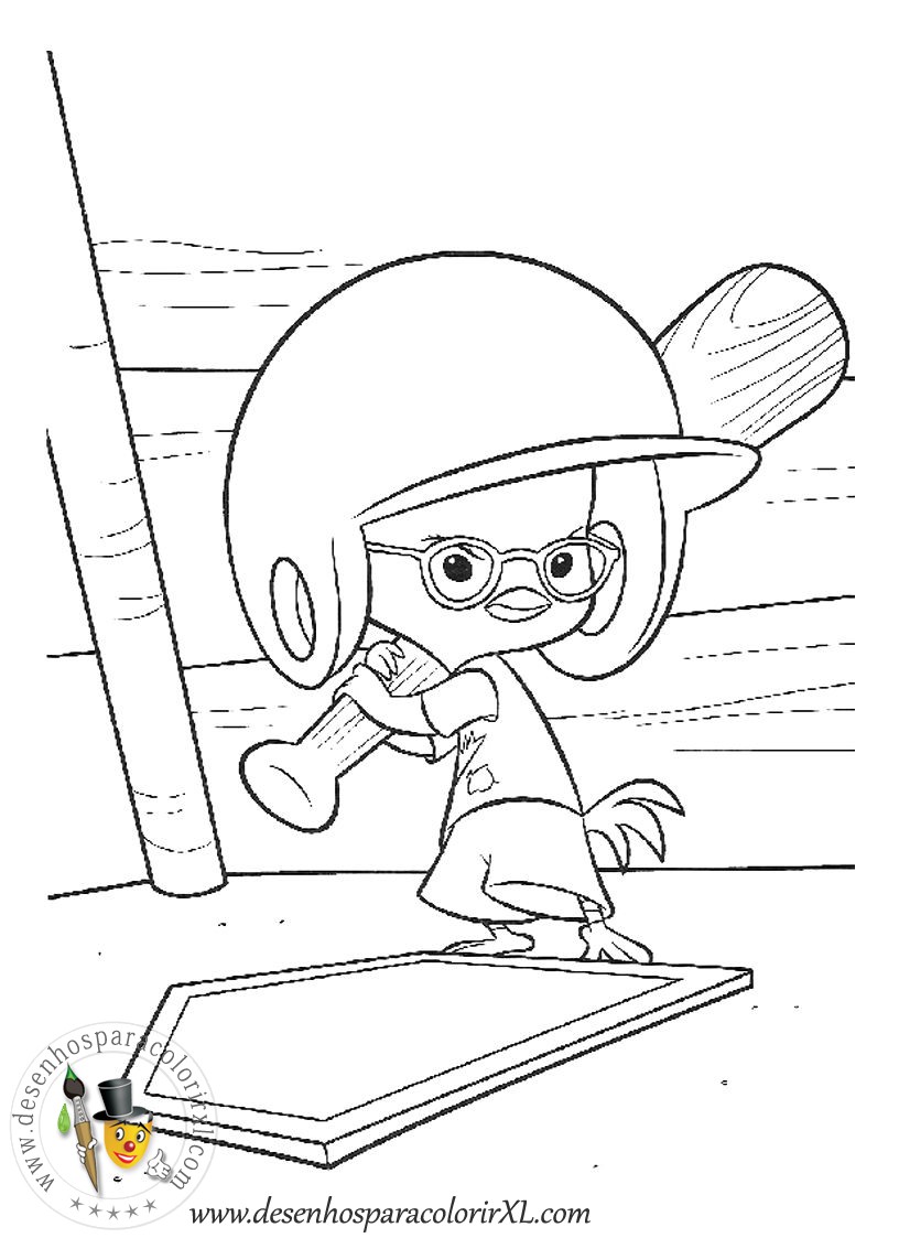 Dibujo para colorear: Chicken Little (Películas de animación) #73201 - Dibujos para Colorear e Imprimir Gratis