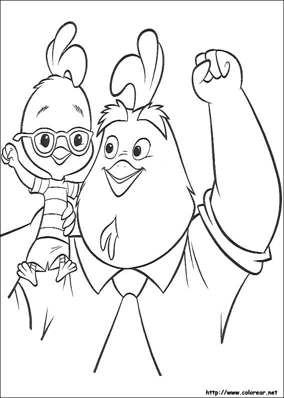 Dibujo para colorear: Chicken Little (Películas de animación) #73219 - Dibujos para Colorear e Imprimir Gratis