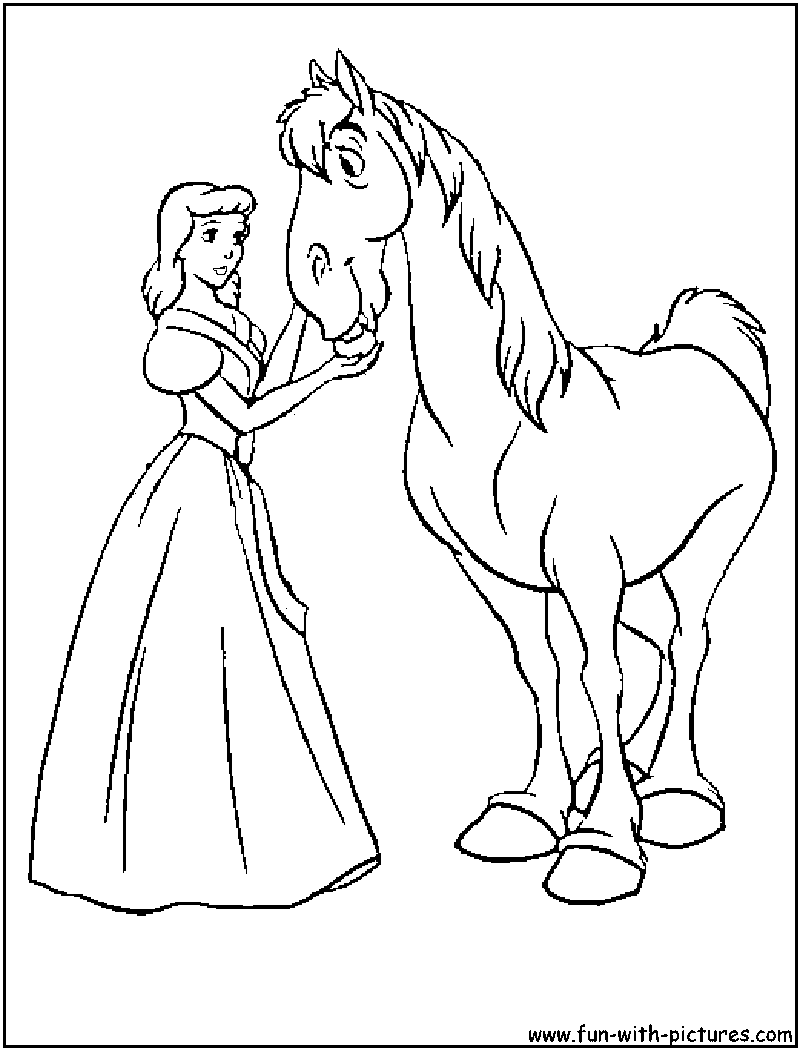 Dibujo para colorear: Cinderella (Películas de animación) #129500 - Dibujos para Colorear e Imprimir Gratis