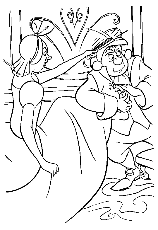 Dibujo para colorear: Cinderella (Películas de animación) #129570 - Dibujos para Colorear e Imprimir Gratis