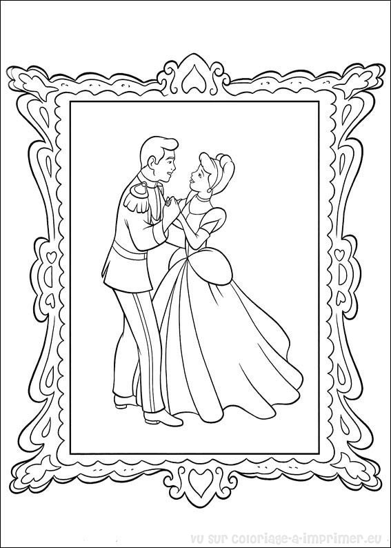 Dibujo para colorear: Cinderella (Películas de animación) #129592 - Dibujos para Colorear e Imprimir Gratis