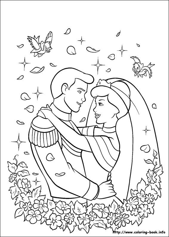 Dibujo para colorear: Cinderella (Películas de animación) #129597 - Dibujos para Colorear e Imprimir Gratis