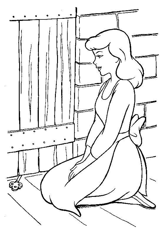 Dibujo para colorear: Cinderella (Películas de animación) #129603 - Dibujos para Colorear e Imprimir Gratis