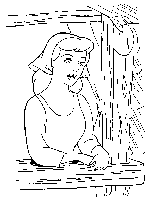 Dibujo para colorear: Cinderella (Películas de animación) #129606 - Dibujos para Colorear e Imprimir Gratis