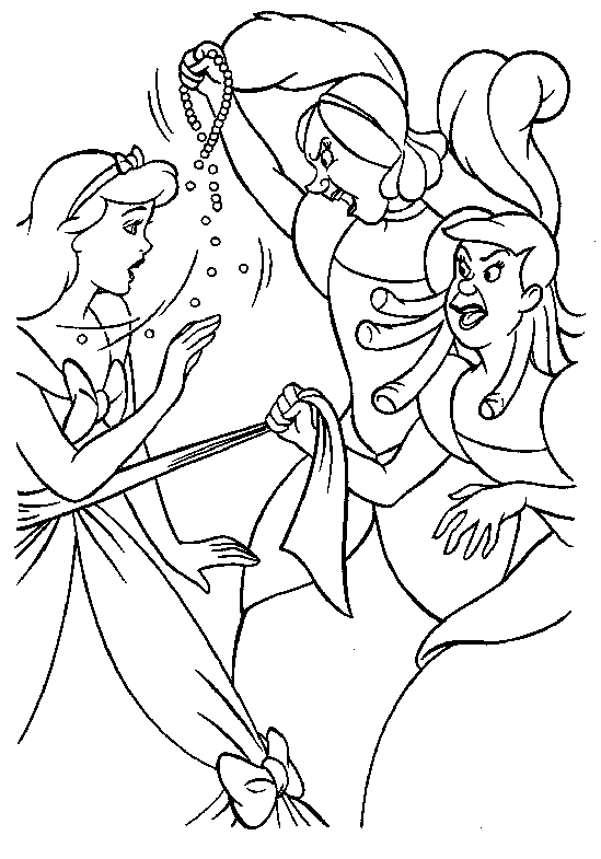 Dibujo para colorear: Cinderella (Películas de animación) #129616 - Dibujos para Colorear e Imprimir Gratis