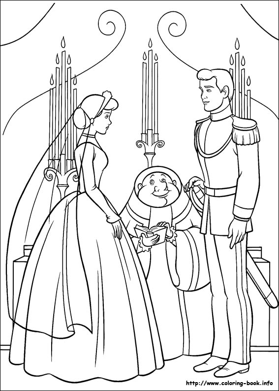 Dibujo para colorear: Cinderella (Películas de animación) #129617 - Dibujos para Colorear e Imprimir Gratis