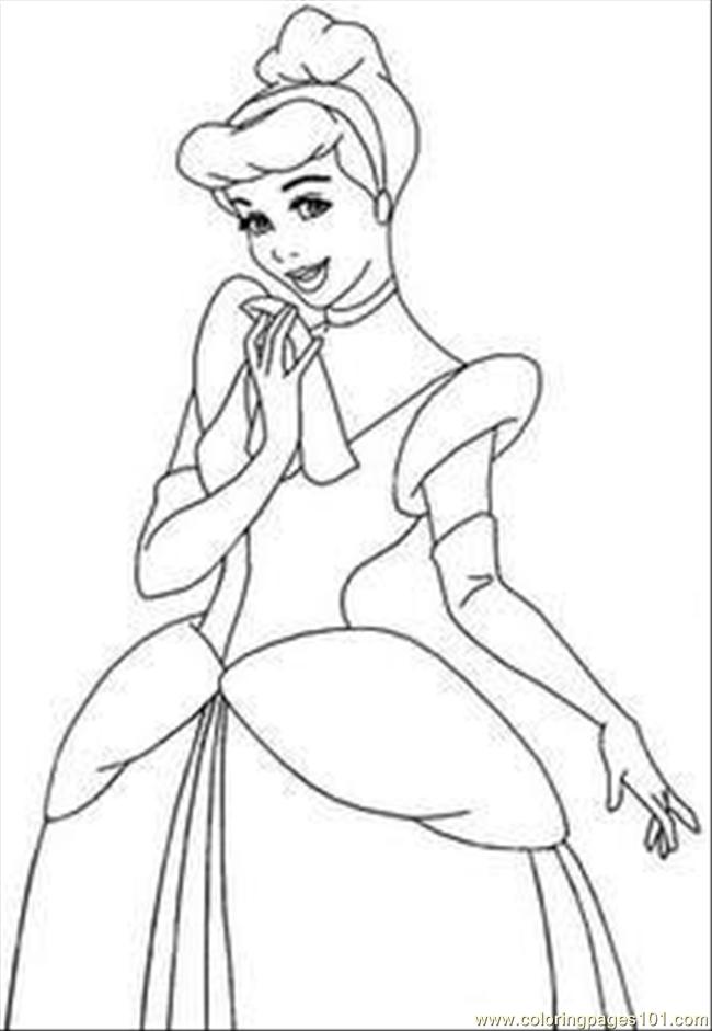 Dibujo para colorear: Cinderella (Películas de animación) #129620 - Dibujos para Colorear e Imprimir Gratis