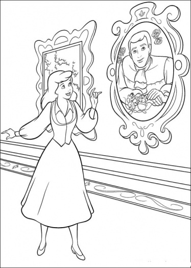 Dibujo para colorear: Cinderella (Películas de animación) #129637 - Dibujos para Colorear e Imprimir Gratis