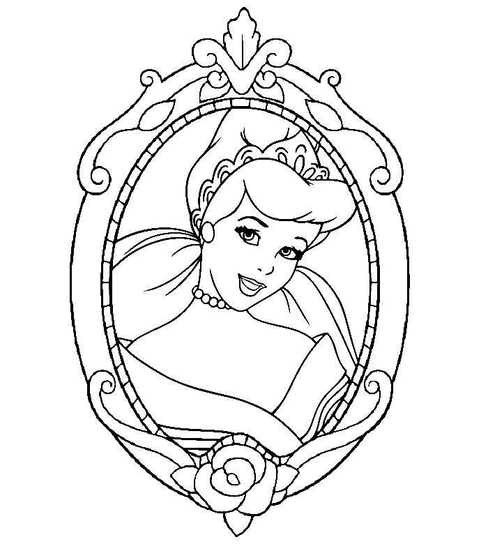 Dibujo para colorear: Cinderella (Películas de animación) #129647 - Dibujos para Colorear e Imprimir Gratis