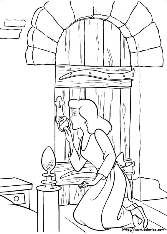 Dibujo para colorear: Cinderella (Películas de animación) #129669 - Dibujos para Colorear e Imprimir Gratis