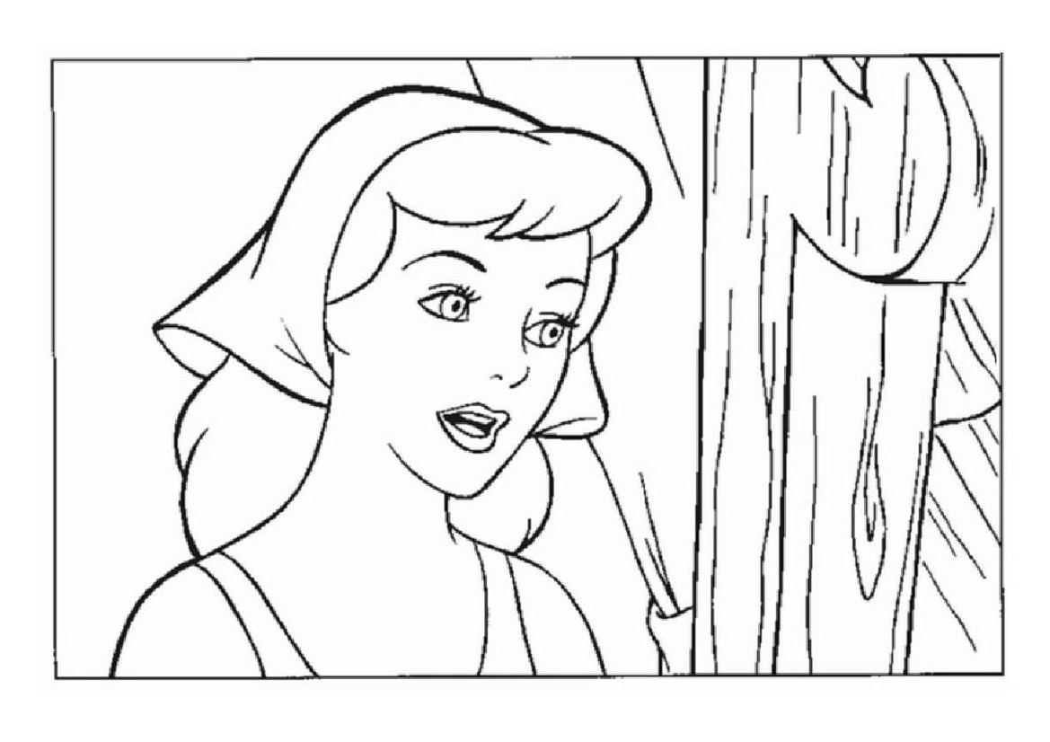 Dibujo para colorear: Cinderella (Películas de animación) #129715 - Dibujos para Colorear e Imprimir Gratis