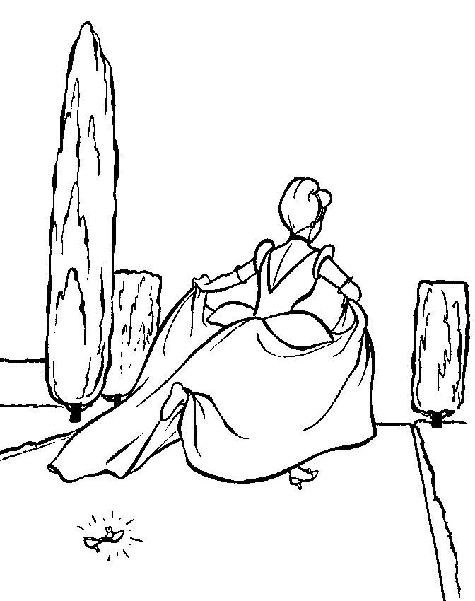 Dibujo para colorear: Cinderella (Películas de animación) #129723 - Dibujos para Colorear e Imprimir Gratis