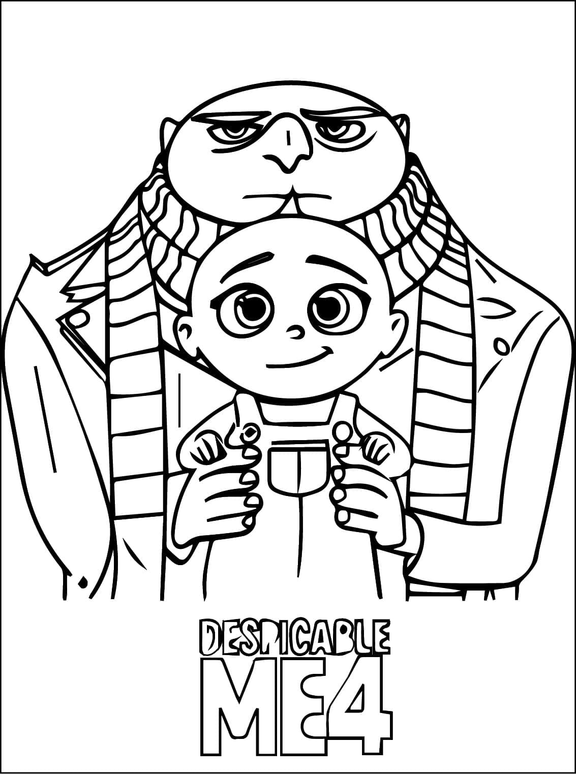 Dibujo gratuito Despicable Me 4 #216367 de la coleccion Películas de Animación para imprimir