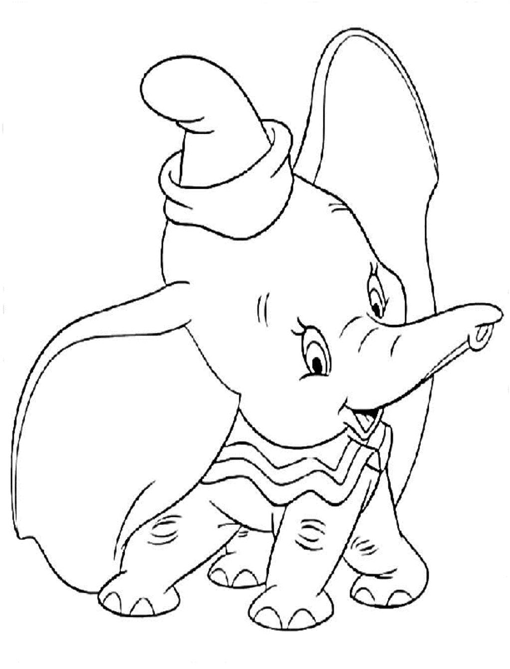 Dibujo para colorear: Dumbo (Películas de animación) #170556 - Dibujos para Colorear e Imprimir Gratis
