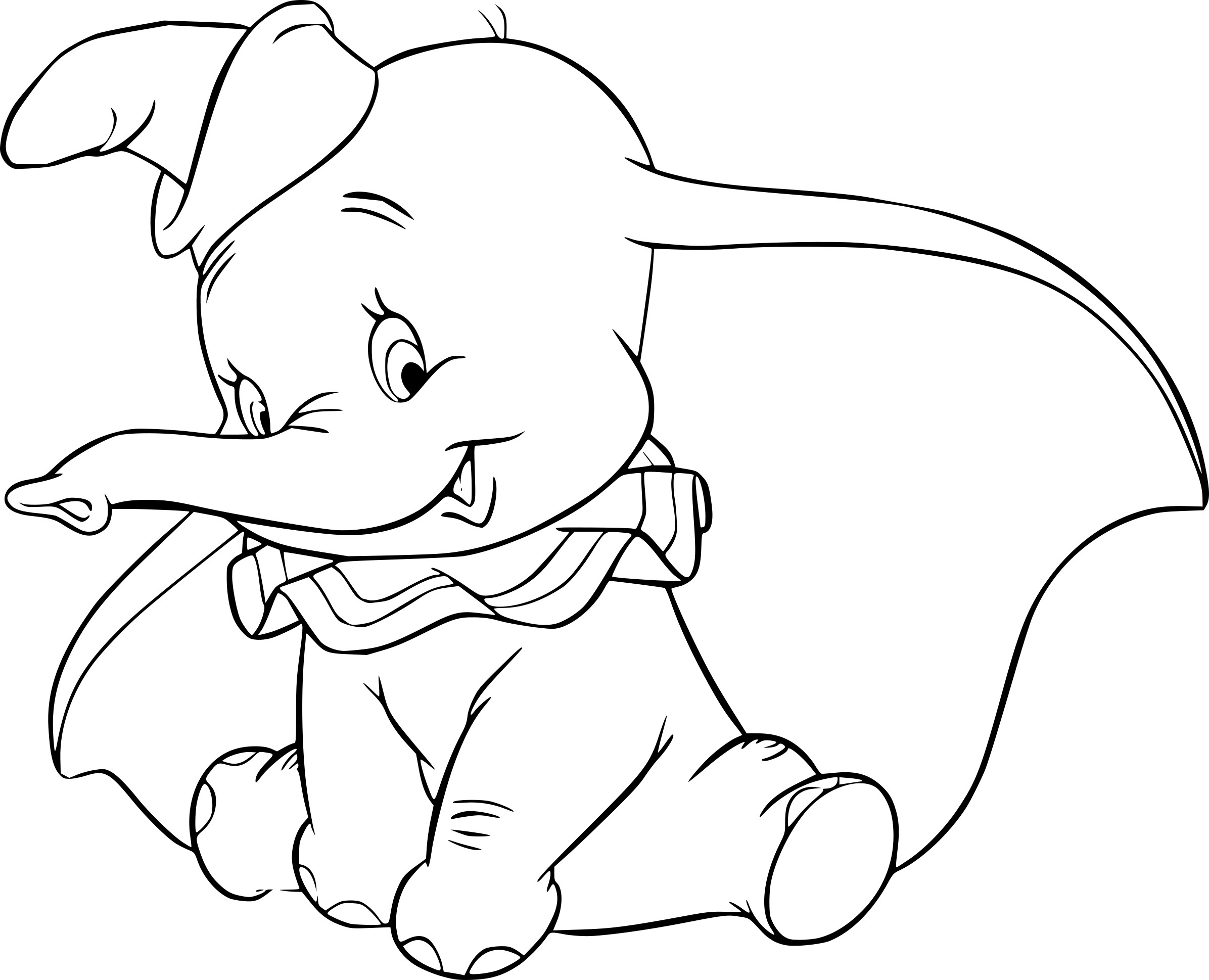 Dibujo para colorear: Dumbo (Películas de animación) #170557 - Dibujos para Colorear e Imprimir Gratis