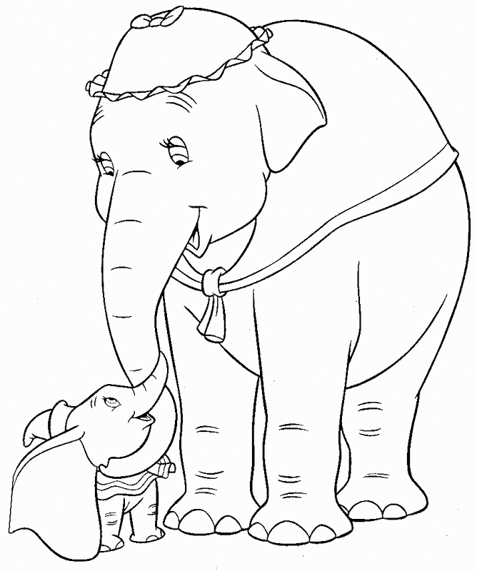Dibujo para colorear: Dumbo (Películas de animación) #170569 - Dibujos para Colorear e Imprimir Gratis