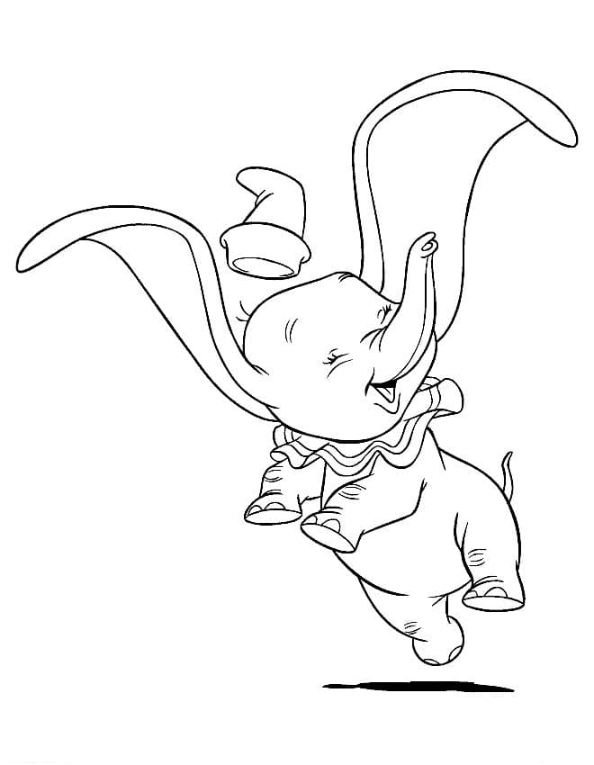 Dibujo gratuito Dumbo #187103 de la coleccion Películas de Animación para imprimir