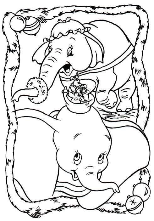 Dibujo gratuito Dumbo #187117 de la coleccion Películas de Animación para imprimir