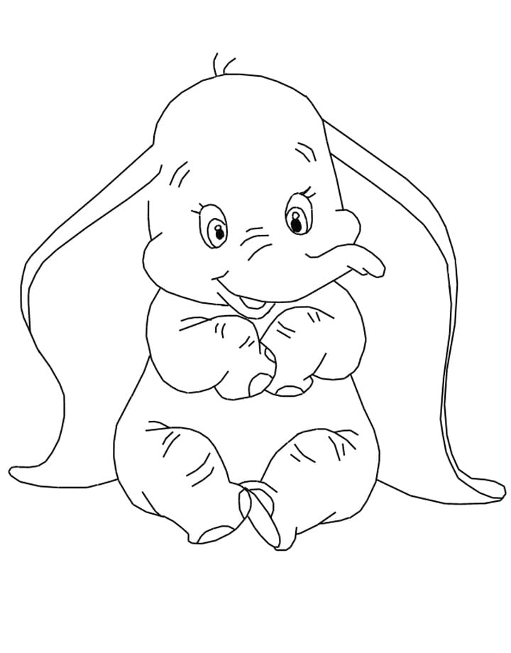 Dibujo gratuito Dumbo #187120 de la coleccion Películas de Animación para imprimir