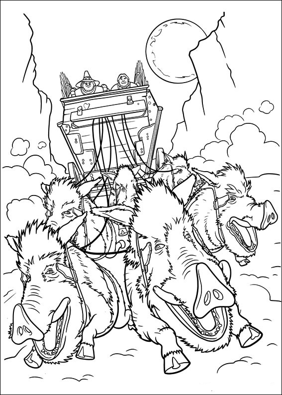Dibujo para colorear: El Gato con Botas (Películas de Animación) #170659 - Dibujos para Colorear e Imprimir Gratis