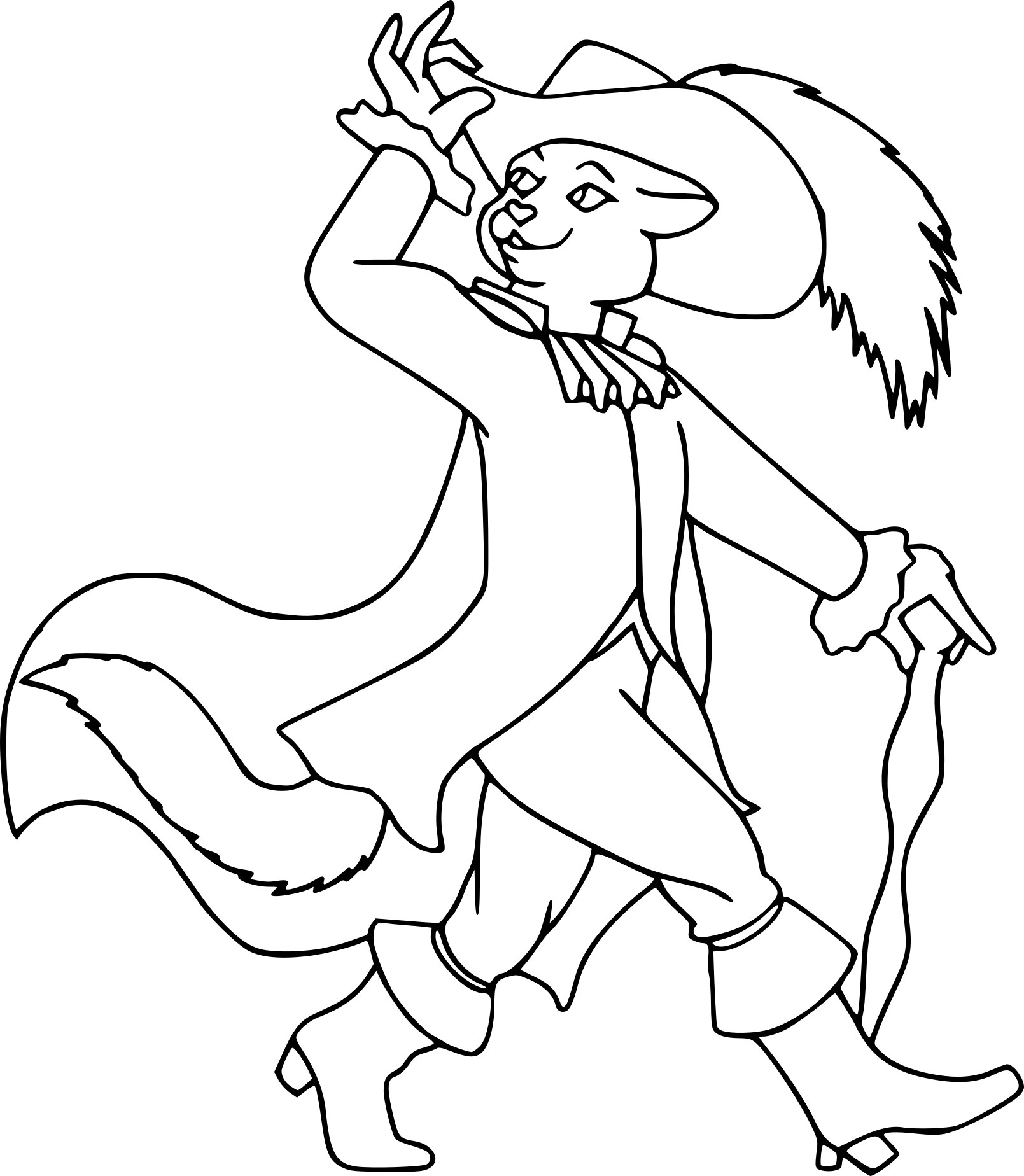 Dibujo para colorear: El Gato con Botas (Películas de Animación) #170668 - Dibujos para Colorear e Imprimir Gratis